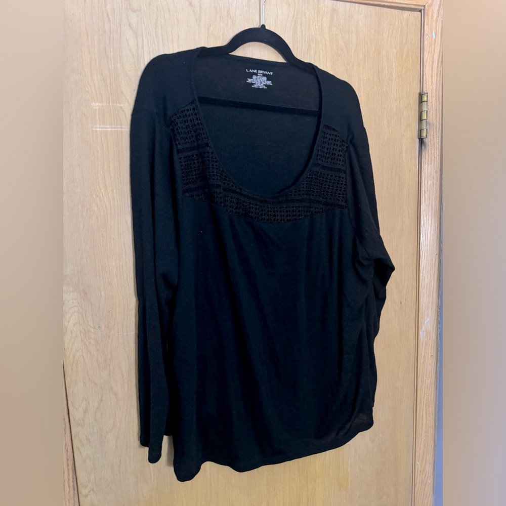 Lane Bryant Black Blouse